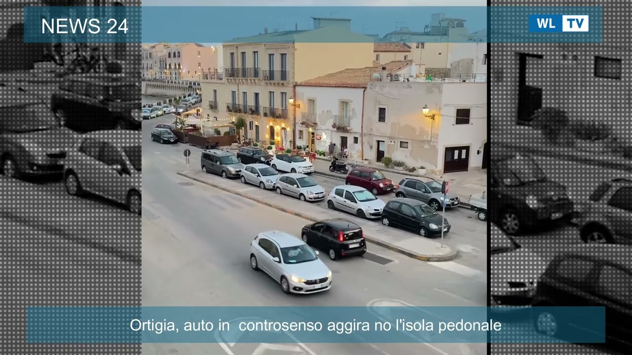 Ortigia, auto in  controsenso aggirano l'isola pedonale