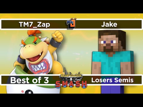 Boardwalk Pre CEO Losers Semis - TM7_Zap (Bowser Jr.) v Jake (Steve) - CFL SSBU