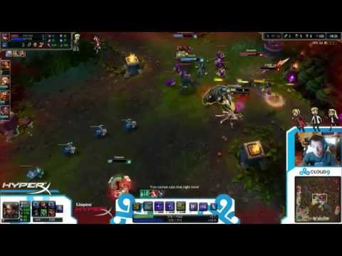 C9 Hai Nidalee vs Fizz [Challenger Ranked solo queue Mid]