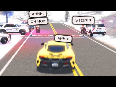 Illegal Firearm Ends In Police Chase.. Don't STOP Driving.. (Roblox)