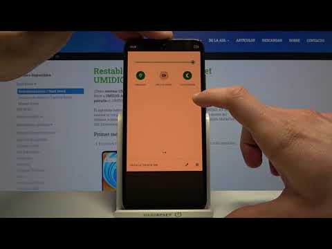 Cómo activar el modo oscuro en UMIDIGI A9 - luz nocturna, programar modo oscuro