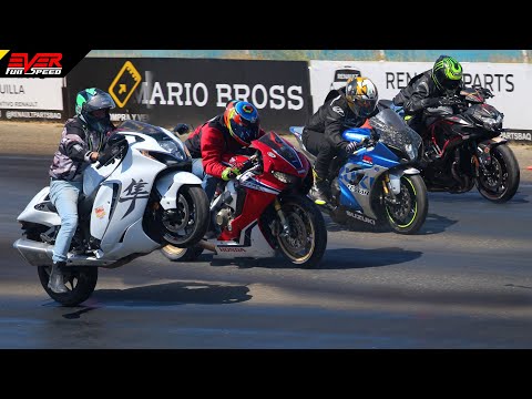 🚀 The FASTEST MOTORCYCLES of 2023 at the Barranquilla Quarter Mile Races 🏍️🏍️