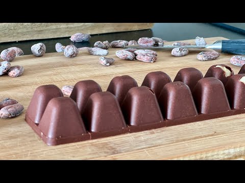 How to Make CHOCOLATE from Cocoa Beans - Let's make Chocolate 🍫
