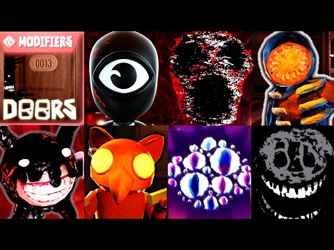 Roblox Doors Modifiers Update All Jumpscares & All Entity Modifiers Showcase