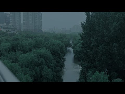 4K SEOUL WALK - Heavy rain & Amazon in Seoul.  Ambience sounds Rain Relax Sleep Cinematic