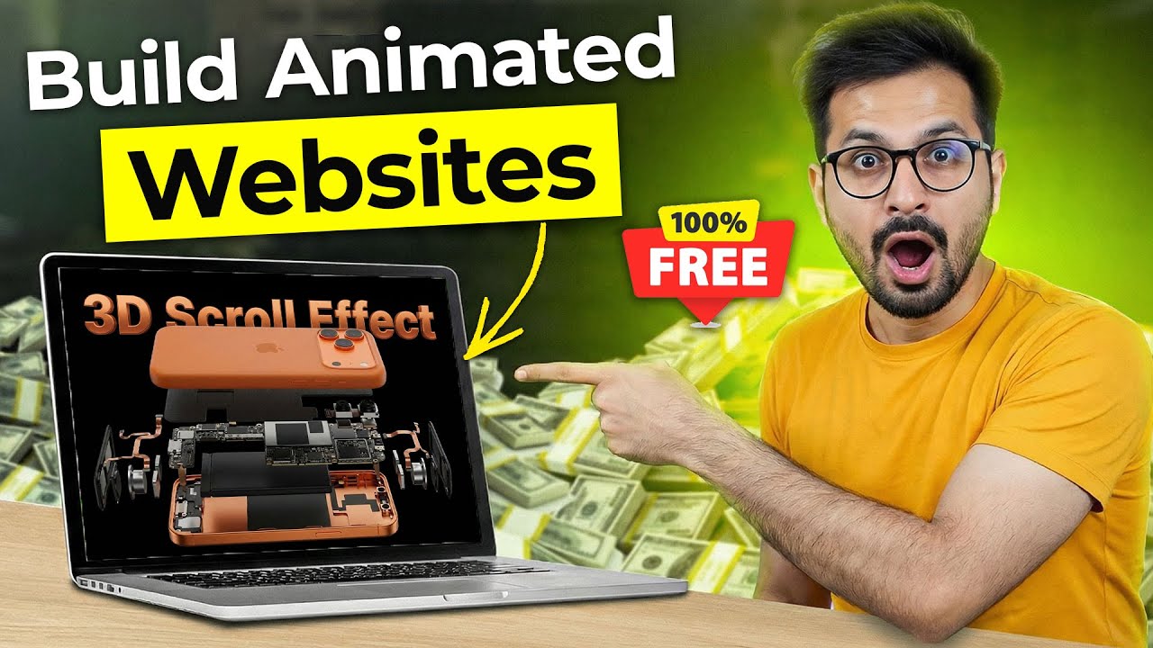 I Built an Award-Winning 3D Scrollable animated Website in 5 Minutes using Antigravity - 100% FREE