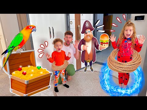 KUZEY ELİF KORSAN EVİMİZE GELMİŞ !! HAZİNESİNİ ARIYOR EYVAH !!