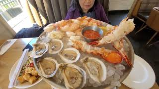 The Seafood Tower At Earl's in Whistler BC - A Great Lunch to Enjoy!!!