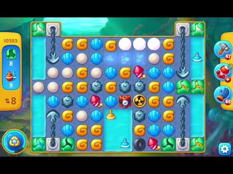 Fishdom Easy Level 10393 (with ingame lightning booster) @choraelmin