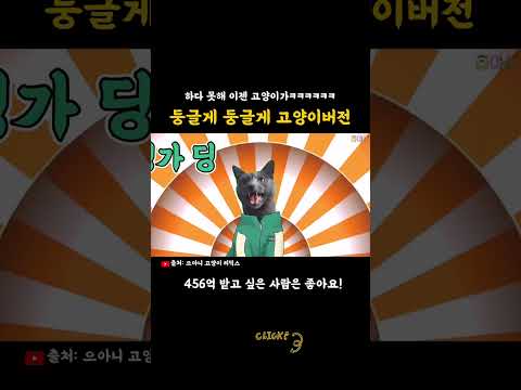 둥글게 둥글게 오징어게임2 고양이 버전 squid game2 round and round mingle game song cat ver