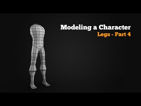 Modeling a Character in Maya - part 4 of 10