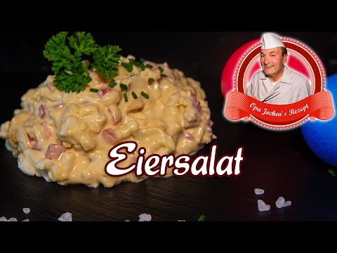 Eiersalat selber machen - Metzgersalate - Opa Jochens Rezept