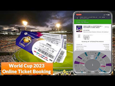 How to Book ICC World Cup 2023 Match Ticket | Online Ticket Booking | Cricket World Cup 2023