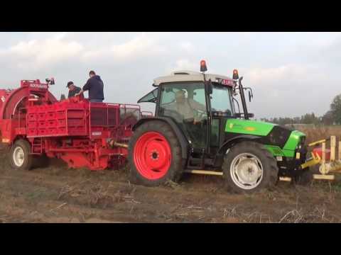 Landb. Goossens - Aarsele - Deutz-Fahr Agroplus 410 met Goossens 1rij