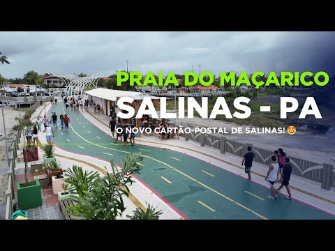 Nova Orla da Praia do Maçarico, o novo cartão-postal de Salinas-PA! 🤩