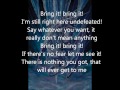 Bring It - Trapt - Lyrics