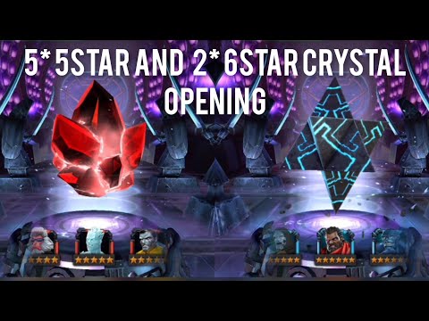5x5 Star Crystals and 2x6 Star Crystal Opening | COC Marvel | #contestofchampions#mygamevg