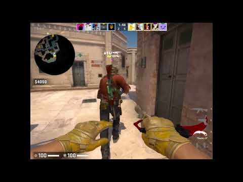 CSGO POV flamie 33 Kills vs FACEIT LVL 10 w/ b1t, electronic and npl (ANUBIS)