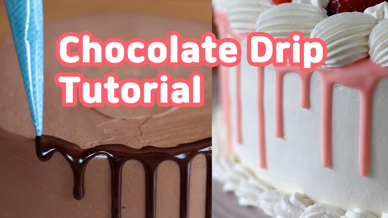 Chocolate Drip Tutorial based on my experience | Chocolate ganache, Method, Useful tips[Subtitle]