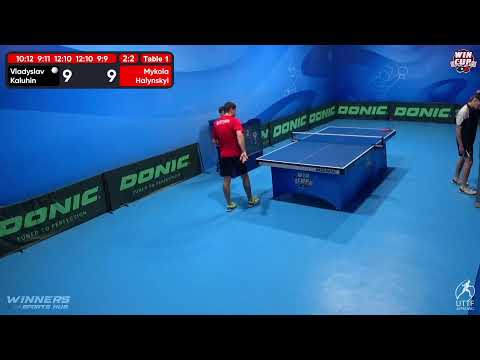 02:00 Vladyslav Kaluhin 3 - 2 Mykola Halynskyi West 5 WIN CUP 16.11.2022 | TABLE TENNIS WINCUP