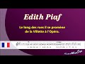 Edith Piaf - Monsieur X - Karaoke