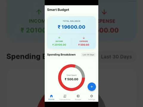 Smart Budget - Expense tracker video thumbnail