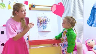 Maggie and Diana kids show COLD VS HOT new kids videos!!