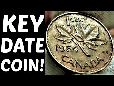 SUPER RARE CANADIAN PENNY FOUND IN A ROLL OF PENNIES! COIN ROLL HUNTING PENNIES | COIN QUEST