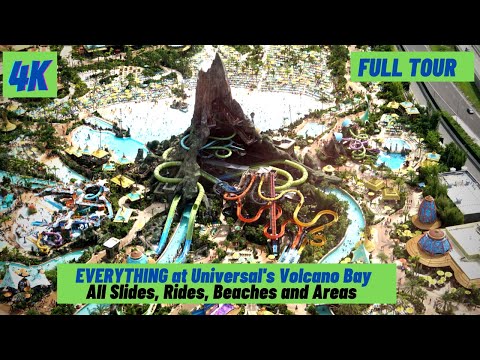 [4K] EVERYTHING at Universal's Volcano Bay All Slides Pools Beaches & Areas Full Tour!