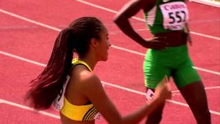 preview picture of video 'WYC Donetsk 2013 - 200m Girls Heat'