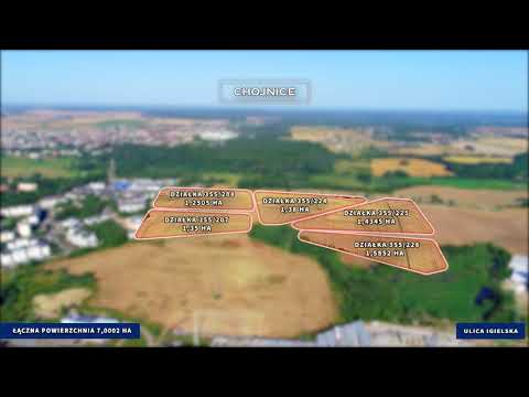 Chojnice - prezentacja nieruchomości z lotu ptaka