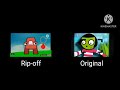 Rip Off Idents VS Original Idents ABC Television VS PBS KIDS 2008