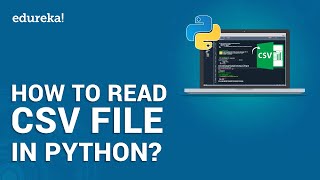 Download the video "How to read CSV file in Python | Python CSV Module | Python Tutorial | Edureka"