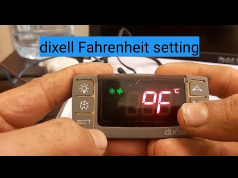 dixell programming | celcius to Fahrenheit setting #zkmultitech