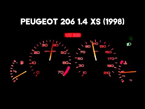 Peugeot 206 1.4 (1998) - Acceleration 0-100