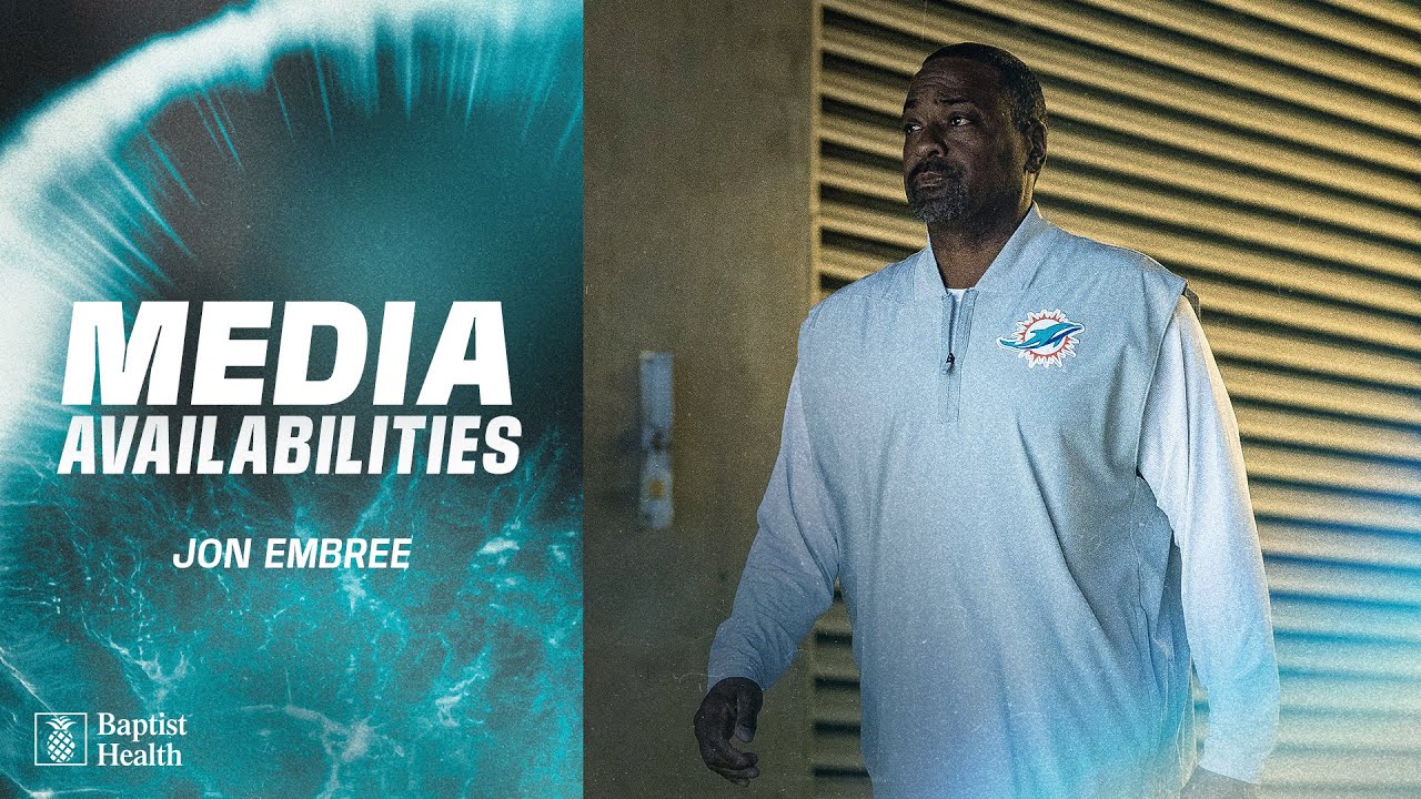 Jon Embree meets with the media | Miami Dolphins