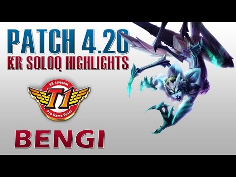 SKT T1 Bengi - Elise Jungle - KR SoloQ Highlights