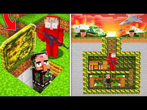Överlever 100 Dagar i Nisses Militär Bunker i Minecraft..