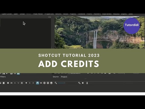 How To Add Credits In Shotcut Video Editor - Shotcut Tutorial 2023 #9