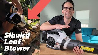 Sihuird Cordless Leaf Blower Demo and Review