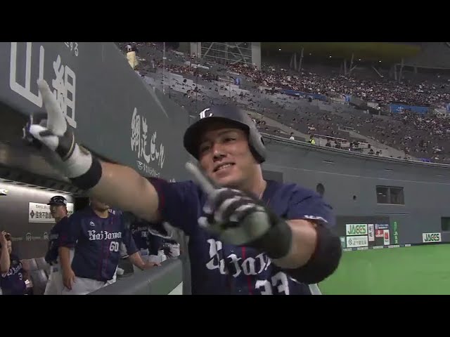 【8回表】簡単には引き下がらない!! ライオンズ・山川 47号同点HR!! 2018/10/1 F-L