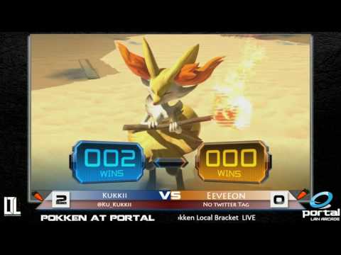 Kukkii vs Eeveeon - Pokken at Portal 8/16/16