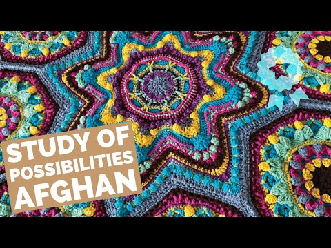 Left Hand: Joining: Study of Possibilities Crochet Throw Part 2