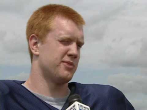 BISHOP DWENGER FOOTBALL LINEMAN TONY SPRINGMANN INTERVIEW