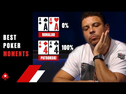 RONALDO wins with the WORST hand ♠️ Best Poker Moments ♠️ PokerStars