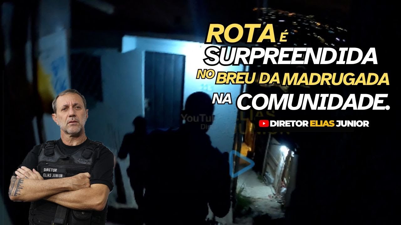 ROTA na madrugada SINISTRA cai pra dentro da comunidade. Diretor Elias Junior