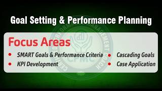 Goal Setting & Performance Planning