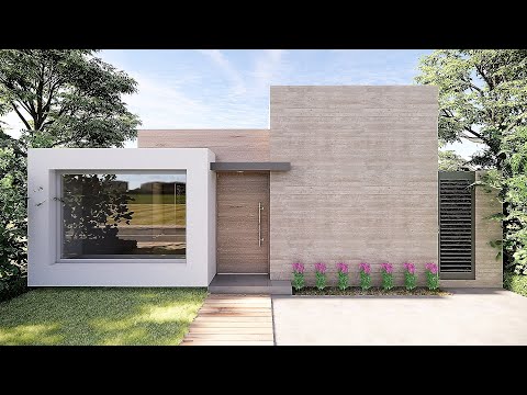 CASA MINIMALISTA MODERNA DE UN PISO | Modern Minimalist House