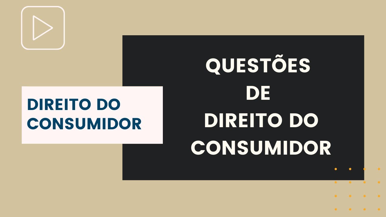 Watch Now Direito do Consumidor | Questões de Concursos Direito do Consumidor | Questões de Concursos