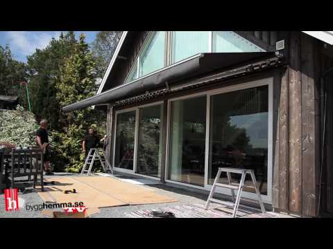 Bygghemma.se - Monteringsfilm Terassmarkis